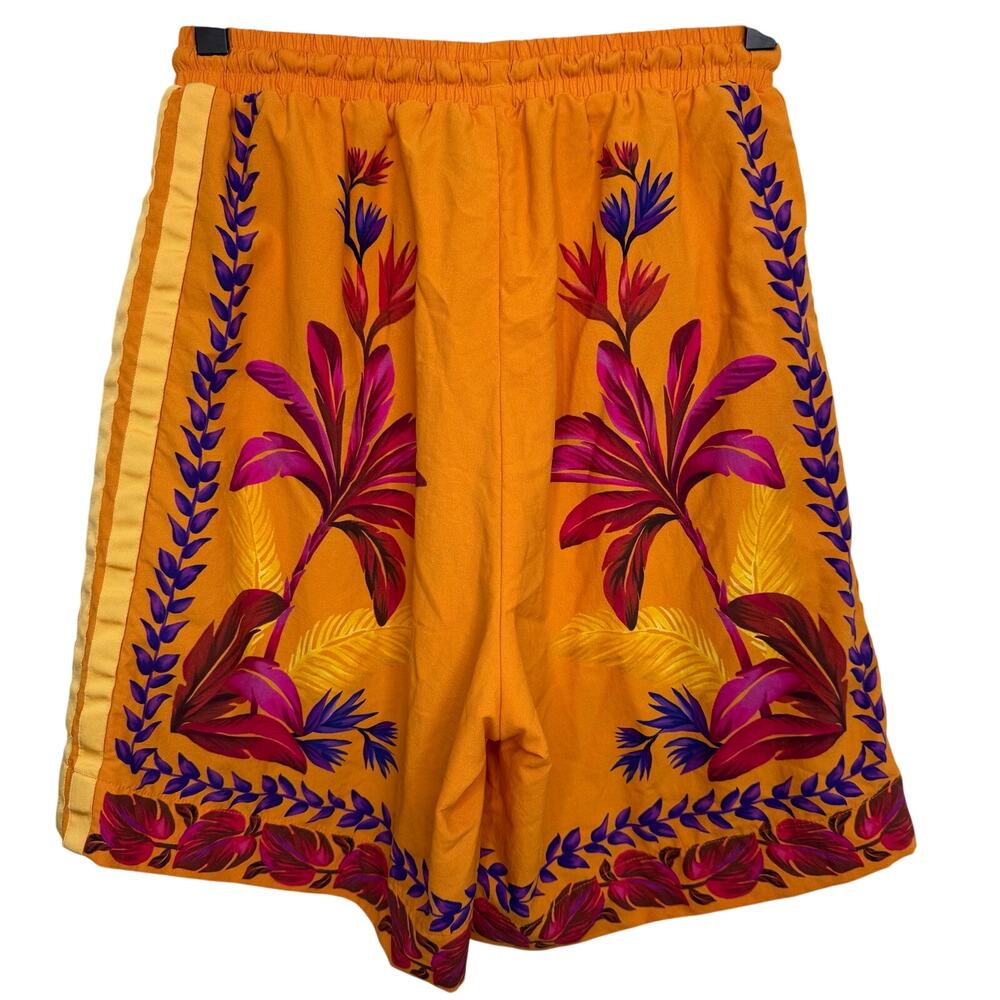 FARM Rio Orange Floral Print Drawstring Shorts - Picture 5 of 10